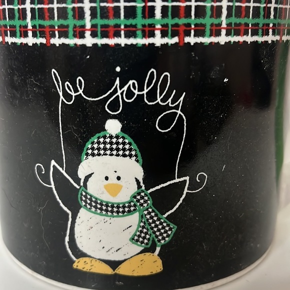 OVERSIZED Penguin Holiday Coffee Mug O624 - Picture 4 of 6